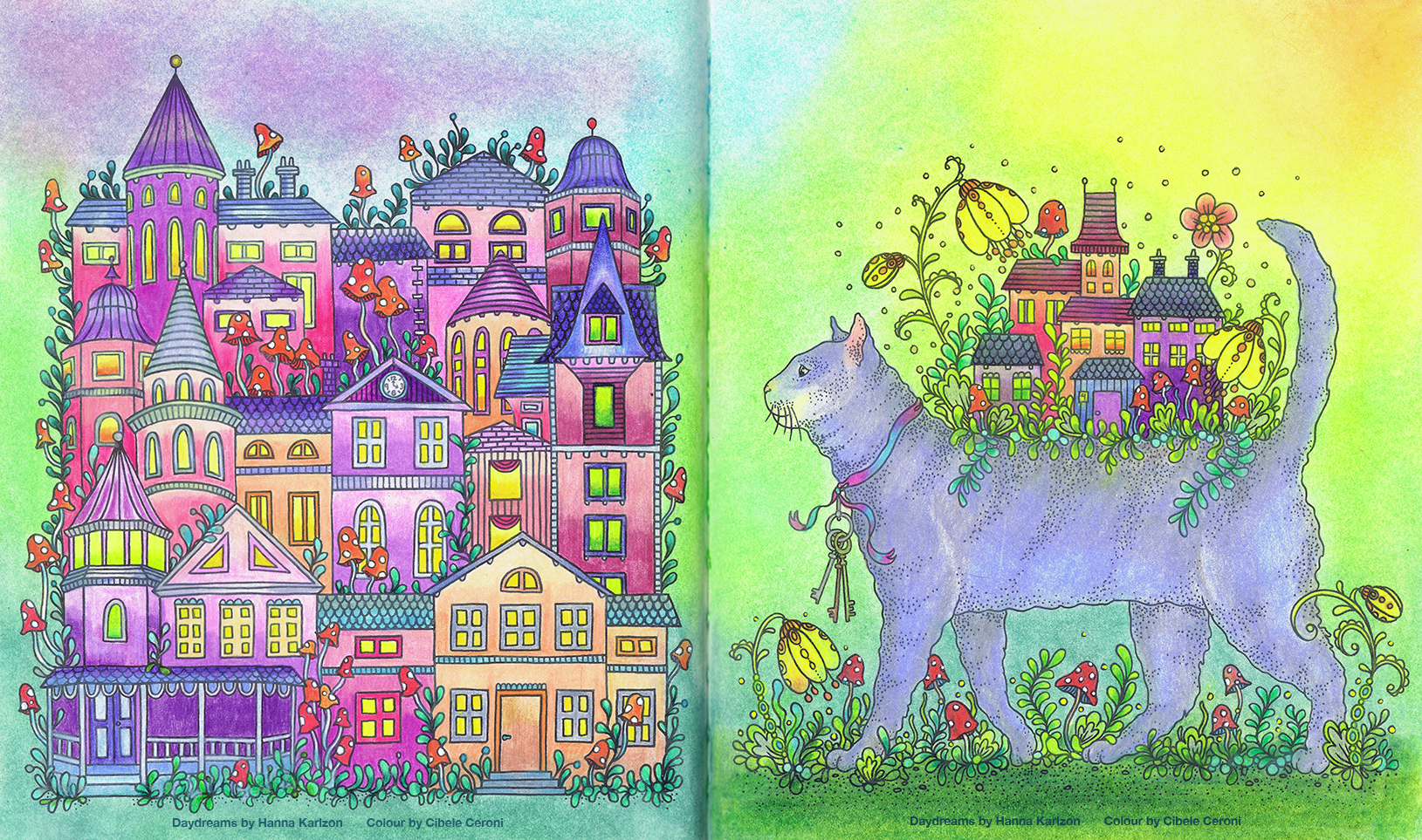 House Cat from Daydreams – The Colouring Times