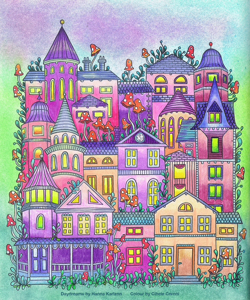 House Cat from Daydreams – The Colouring Times